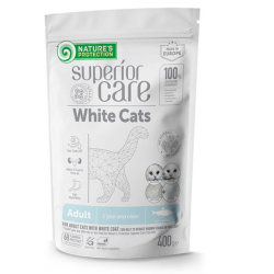 NATURE'S PROTECTION SUPERIOR CARE White Cats Grain Free Herring Adult All Breeds 400g